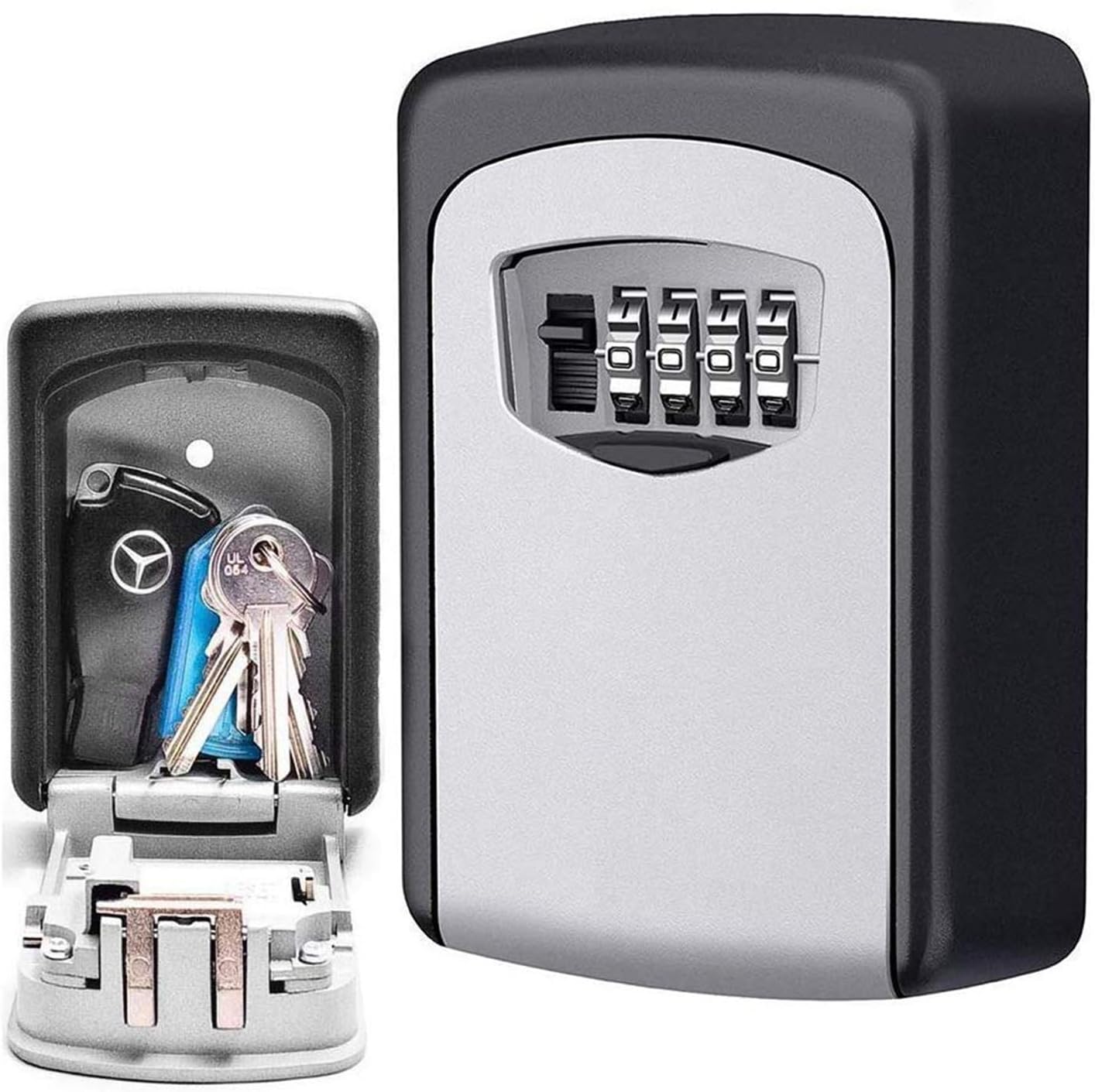CDC DIGI Lock Key Safe, Wall Mounted Key Box- Combinatin Key Lock Box -Best Outd...