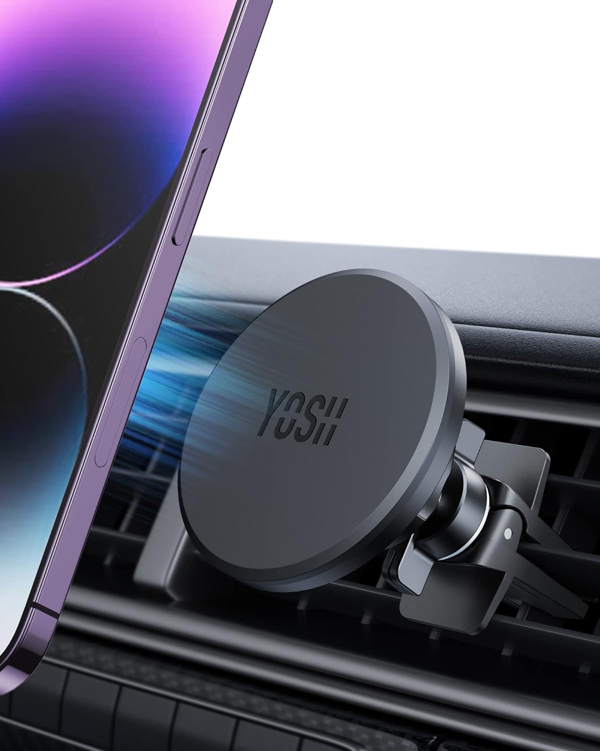 YOSH Mag-Safe Car Mount Air Vent, Car Phone Holder Magnetic, Magnet Phone Holder...