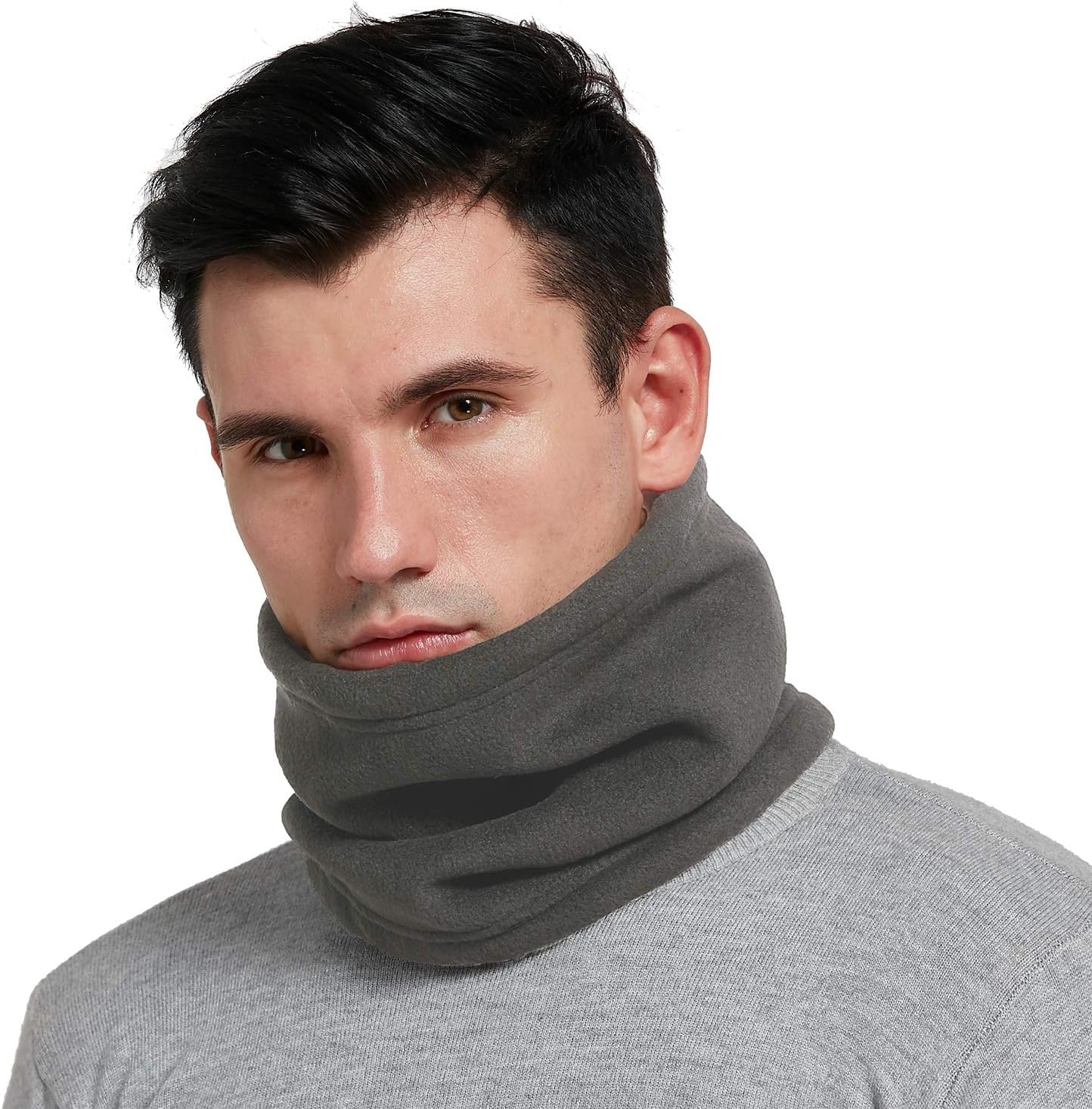 HGDGears Unisex Winter Outdoor Thermal Snood Fleece Ski Neck Warmer for Mens Wom...