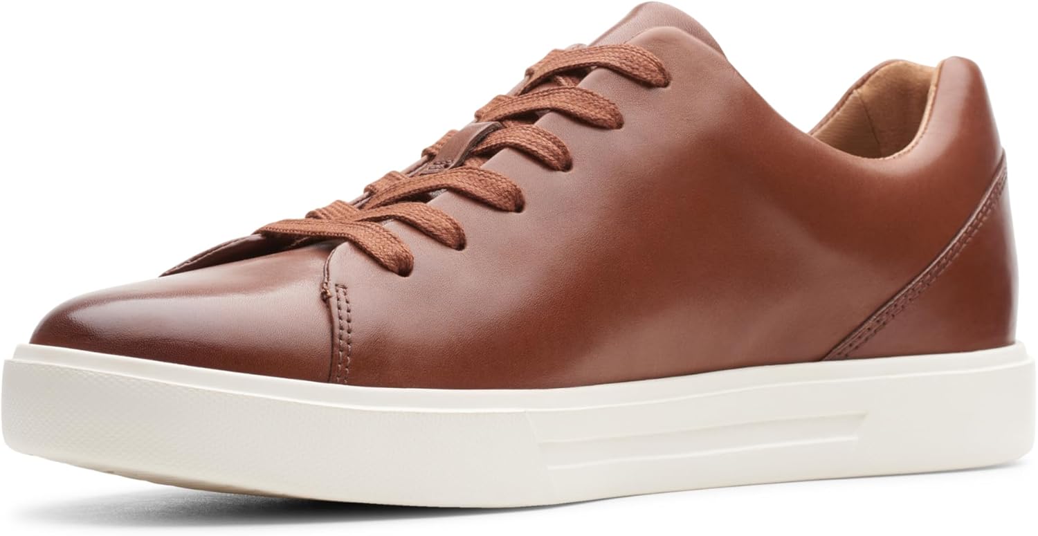 Clarks Men's Un Costa Lace Sneaker 8.5 UK British Tan Lea