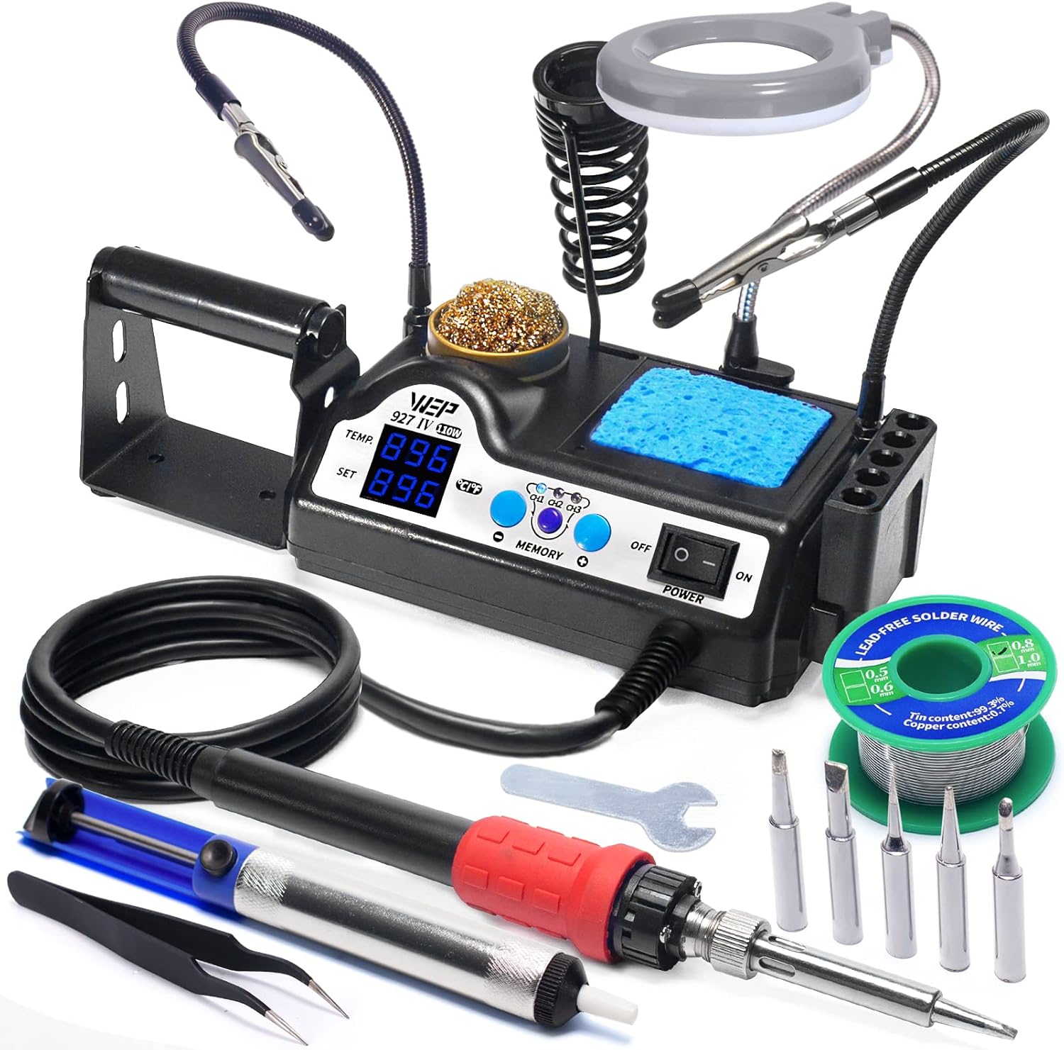 WEP 927-IV Soldering Station Kit High-Power 110W w...