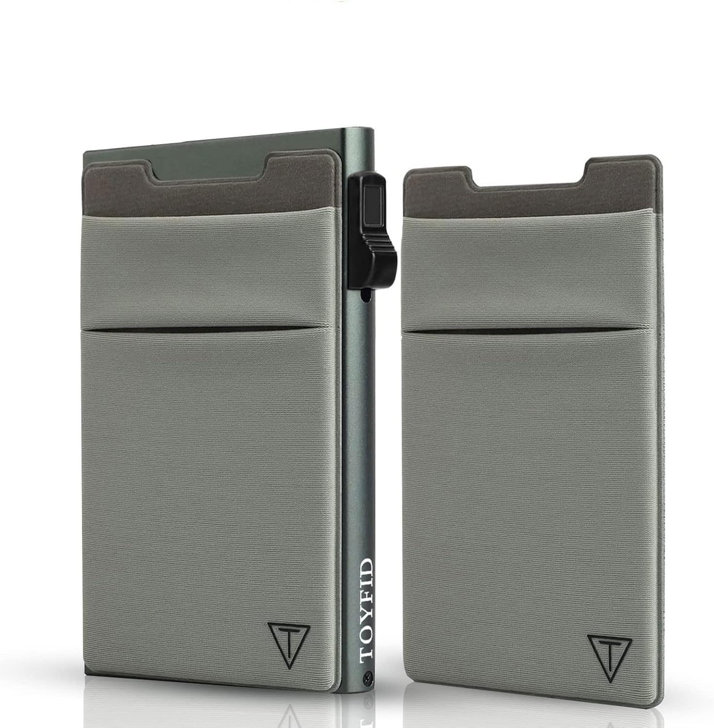 TOYFID Pop up Credit Card Wallet for Men-Metal Slim Minimalist Cards Holder with...