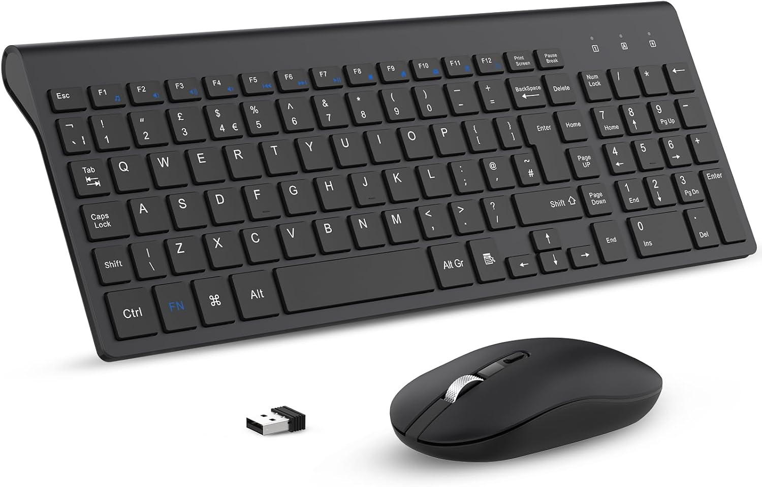 Wireless Keyboard Mouse Combo, cimetech 2.4G Ultra-Thin Keyboard and Mouse Set w...