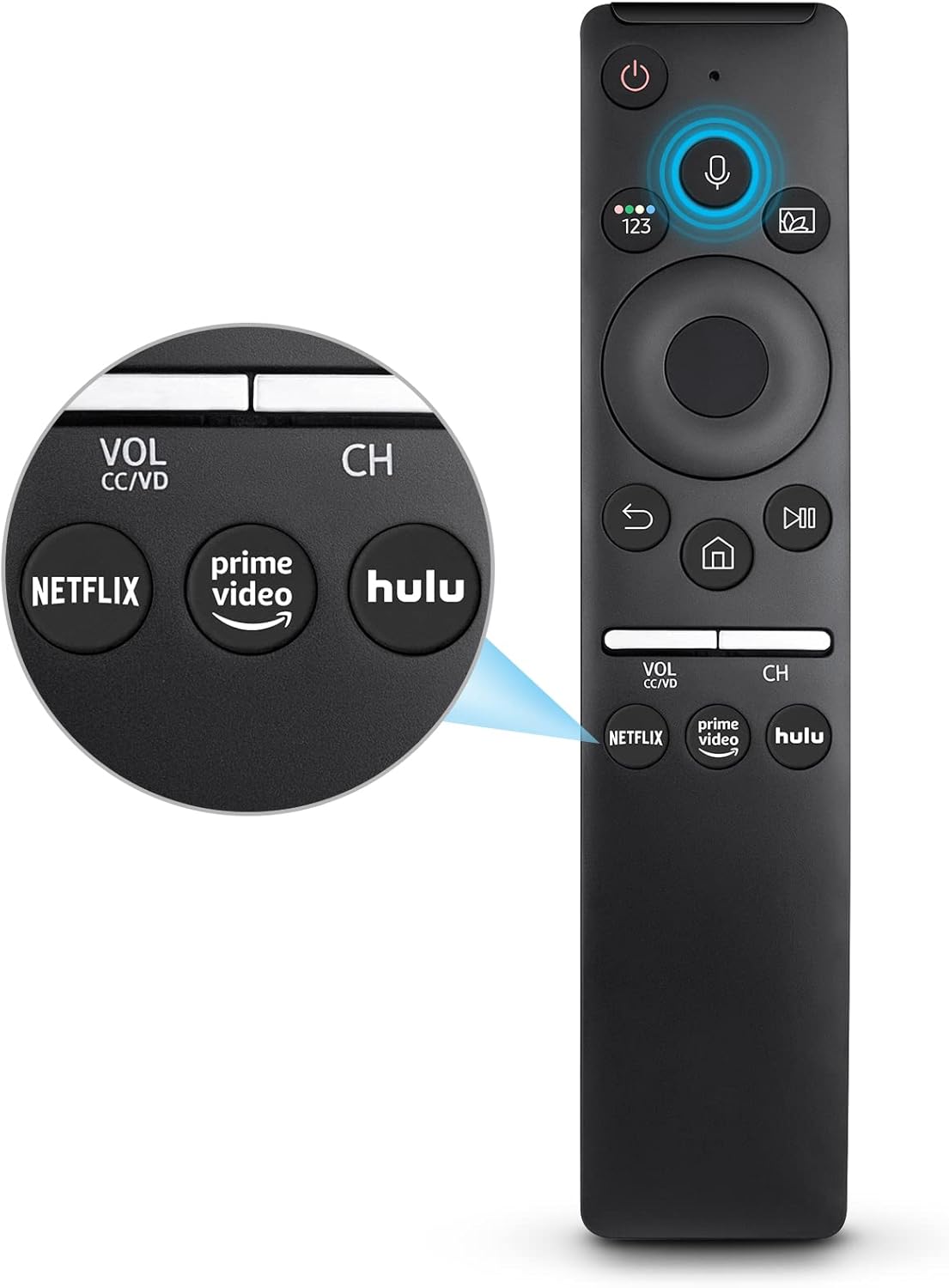 Replacement Voice Remote for Samsung-TV-Remote Control Compatible for All Samsun...