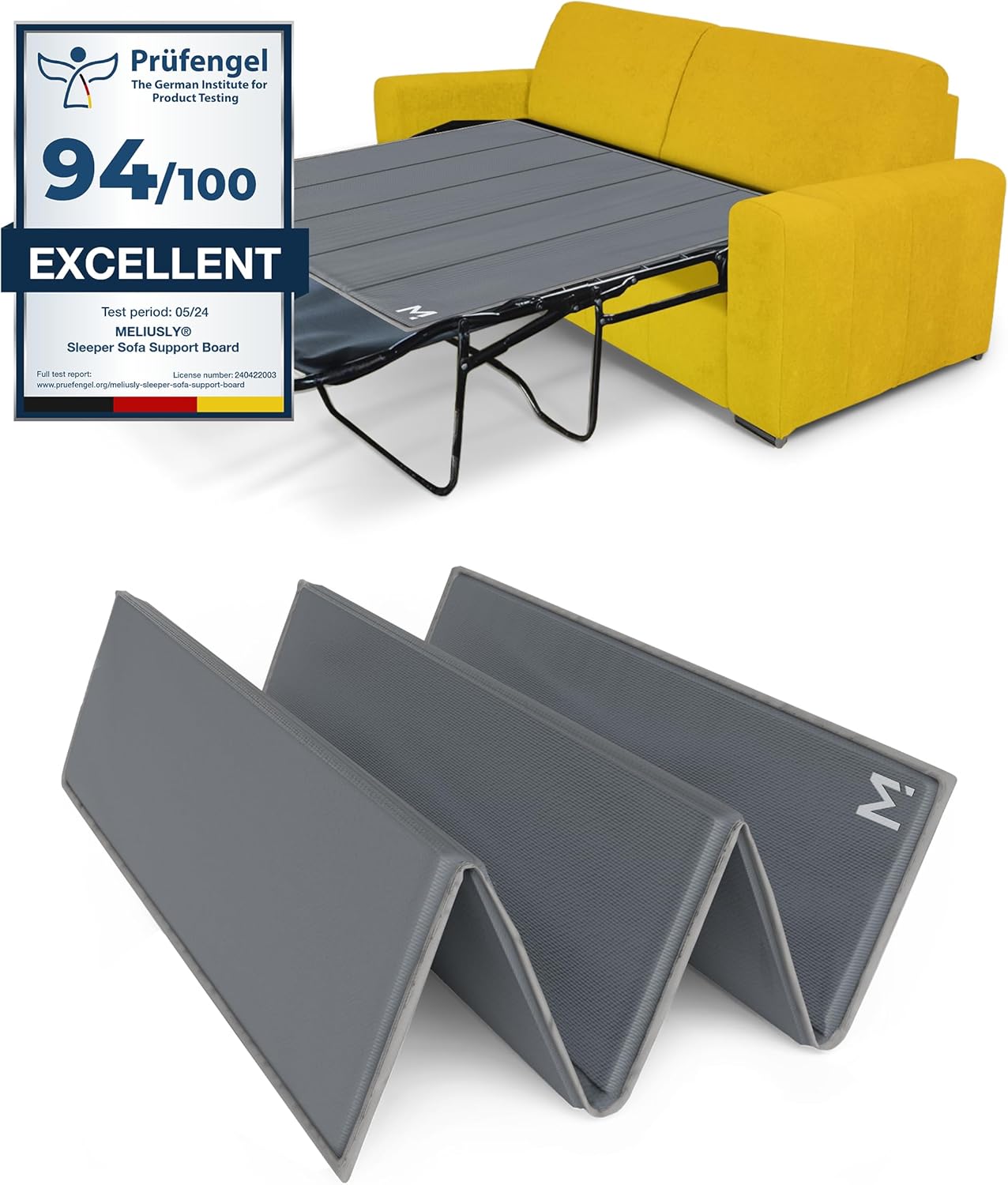 Meliusly Heavy Duty Sleeper Sofa Support Board (48x60 - Queen Size) Reinforced W...