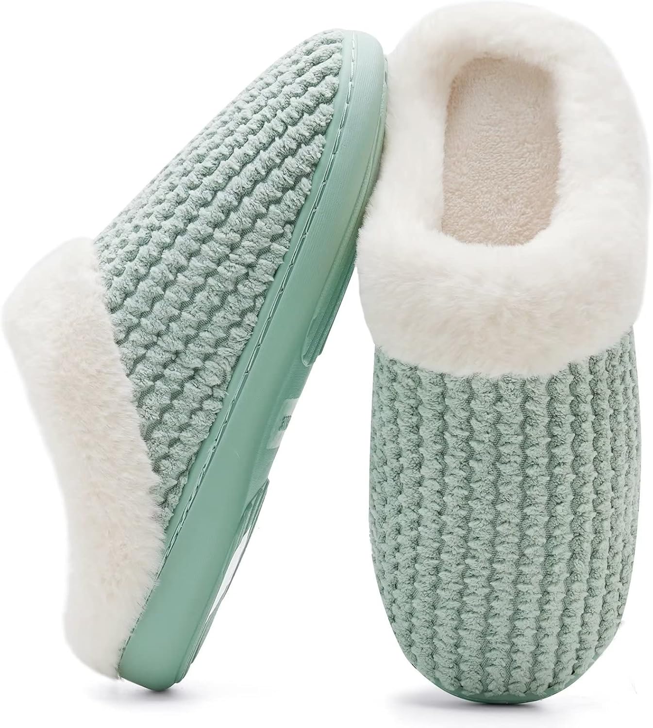 Ladies House Slippers Memory Foam Slippers for Women Comfortable Warm Cosy Non S...
