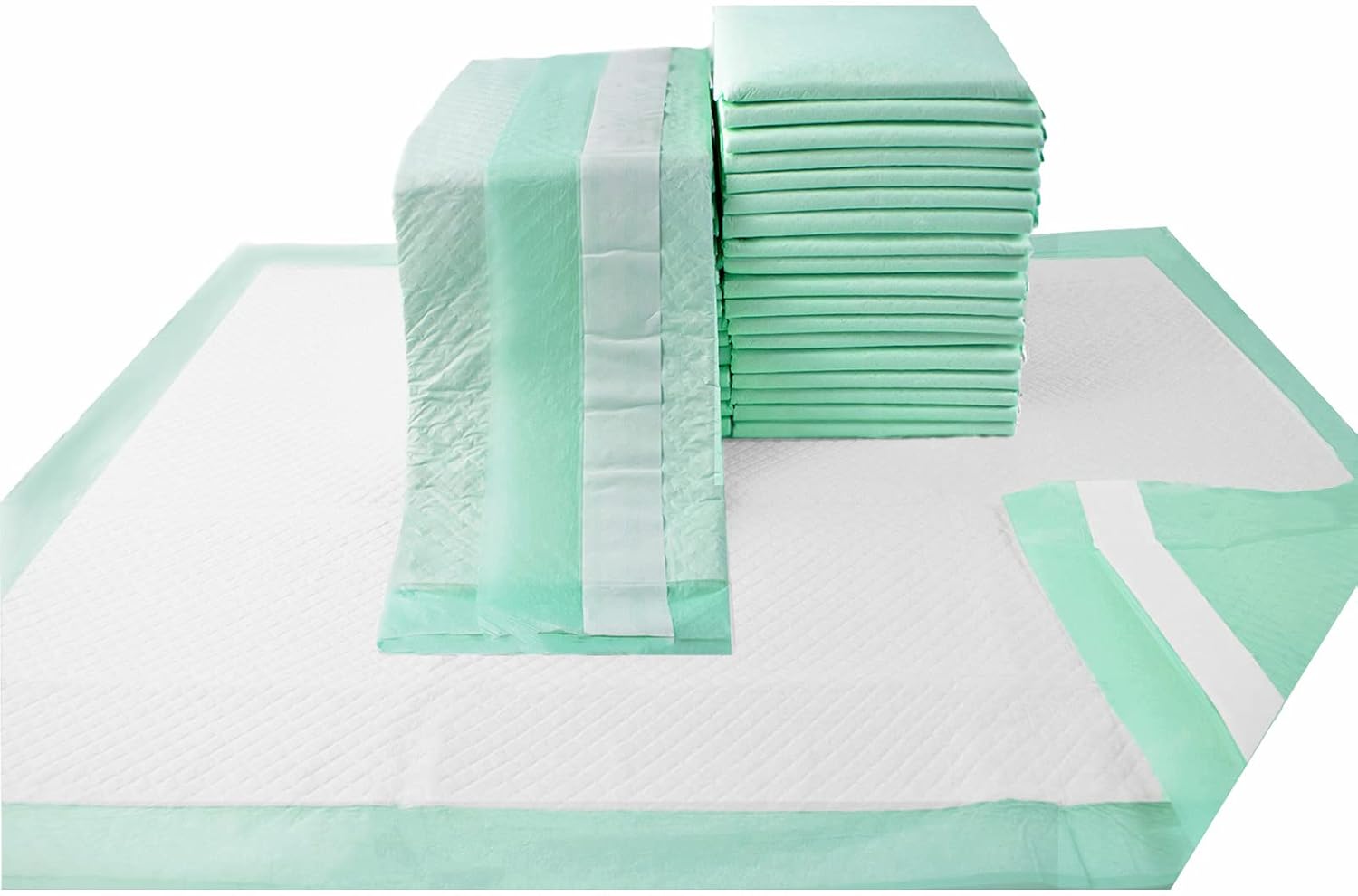 Bed Pads with Adhesive Strips 30'' X 36'' Disposable Underpads Extra Large Thick...