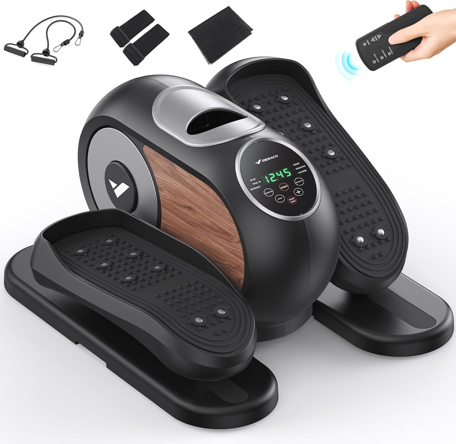 MERACH Under Desk Elliptical, Ellipse Leg Exerciser Electric as Seen on TV for S...