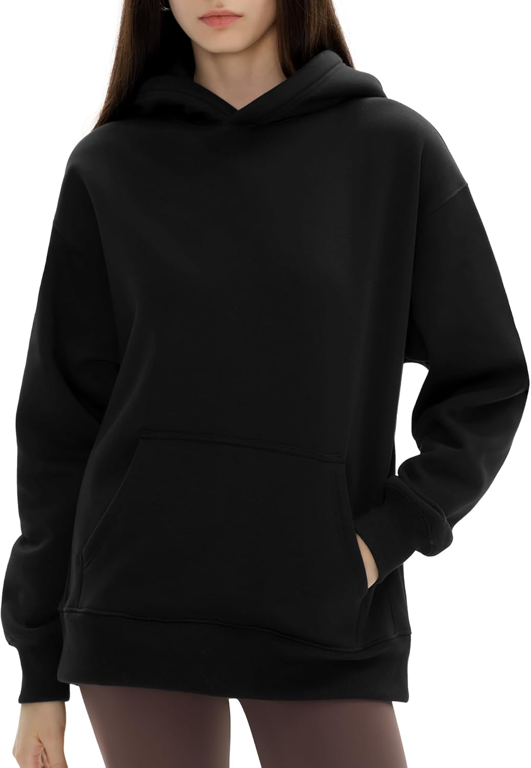 PUMIEY Womens Oversized Hoodies Cozy Fleece Sweatshirt with Pocket Long Sleeve O...