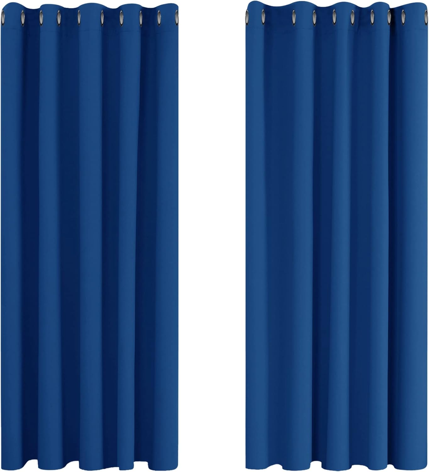 Deconovo Eyelet Curtains Blackout Thermal Insulated Ring Top Blackout Curtains f...