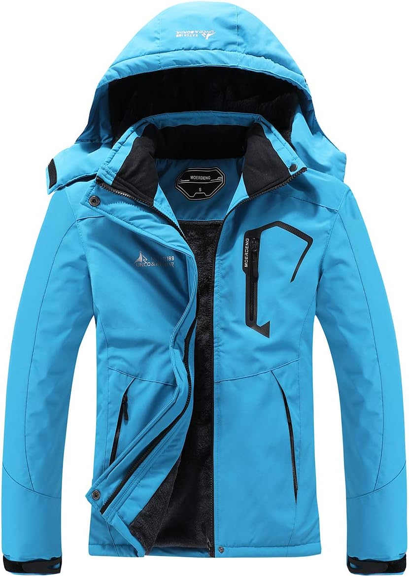 MOERDENG Women's Waterproof Ski Jacket Warm Winter Snow Coat Mountain Windbreake...