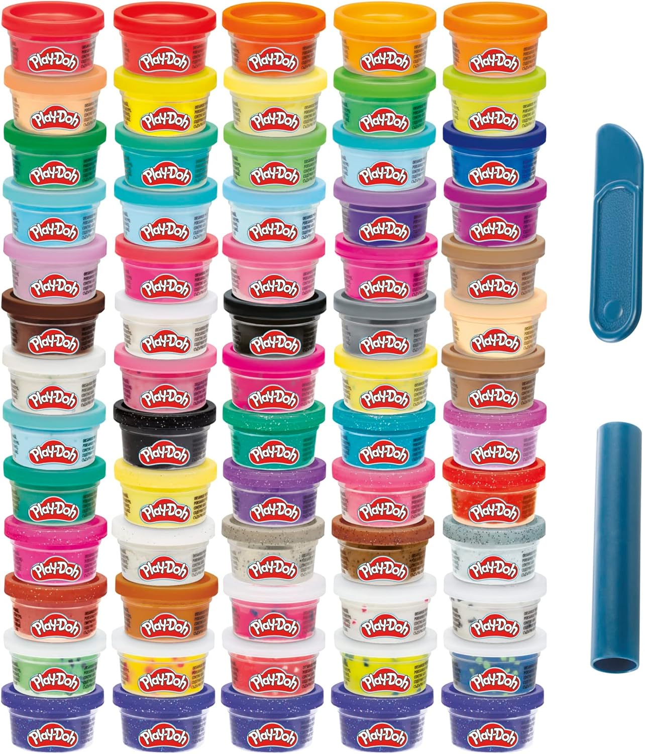 Play-Doh Ultimate Color Collection 65-Pack of 1-oz Cans, Includes Sparkle, Confe...