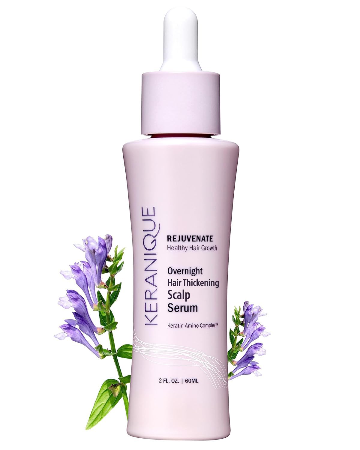Keranique Overnight Hair Serum - Improves Growth Conditions for Thinning Hair -...