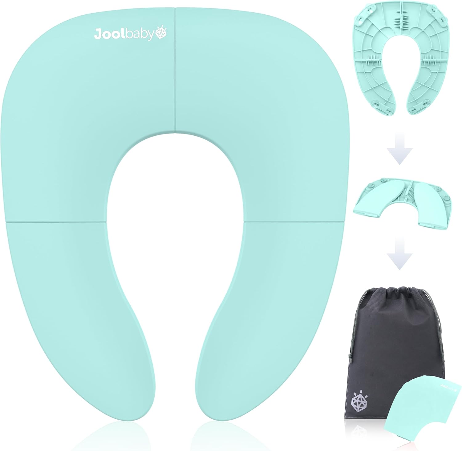Jool Baby Products - Folding Travel Potty Seat for Boys and Girls, Fits Round &...