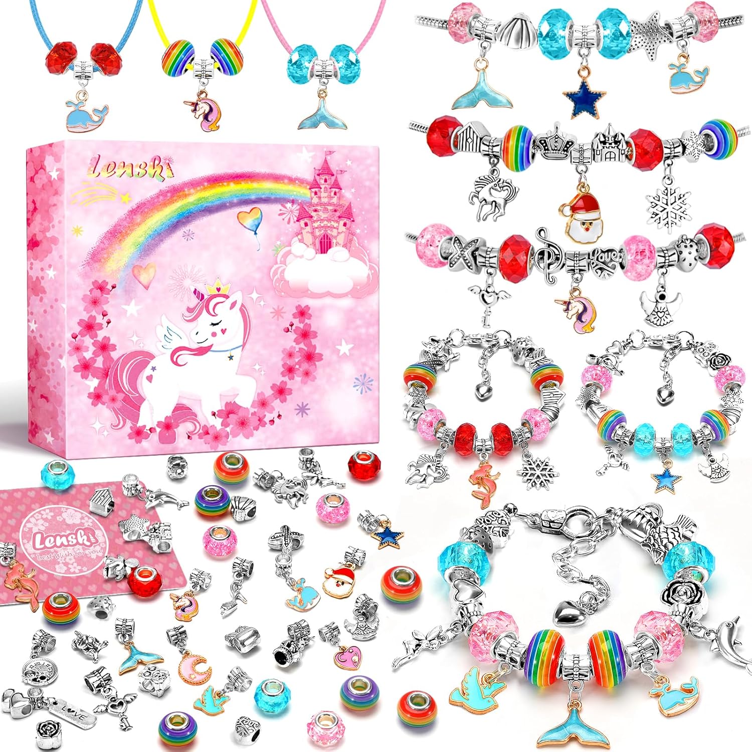 Lenski Gifts for Teenage Girls Unicorn Gifts for Girls, Easter Gifts for Kids Gi...