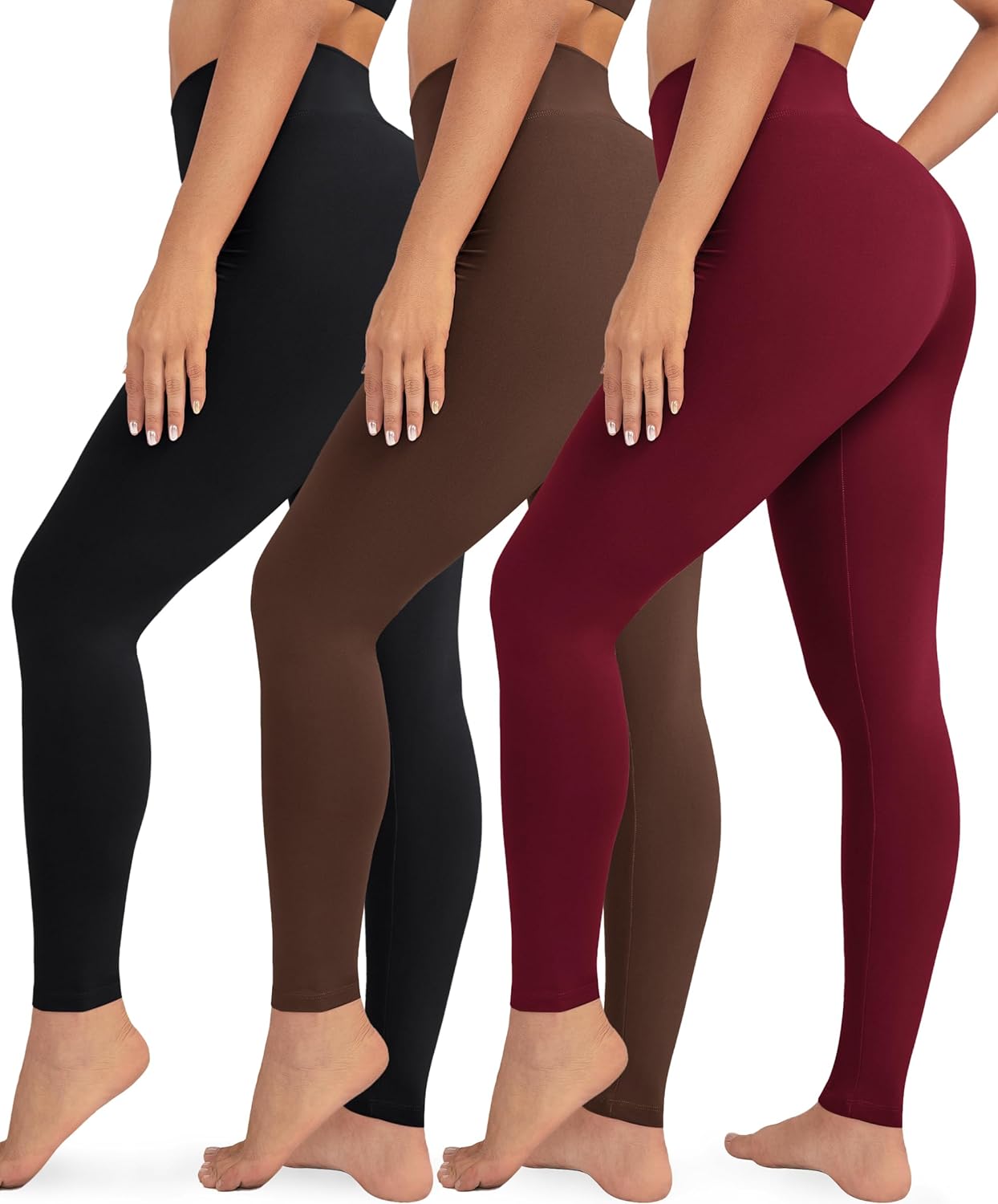 VALANDY Creamlush Womens High Waisted Leggings Buttery Soft Stretchy Tummy Contr...