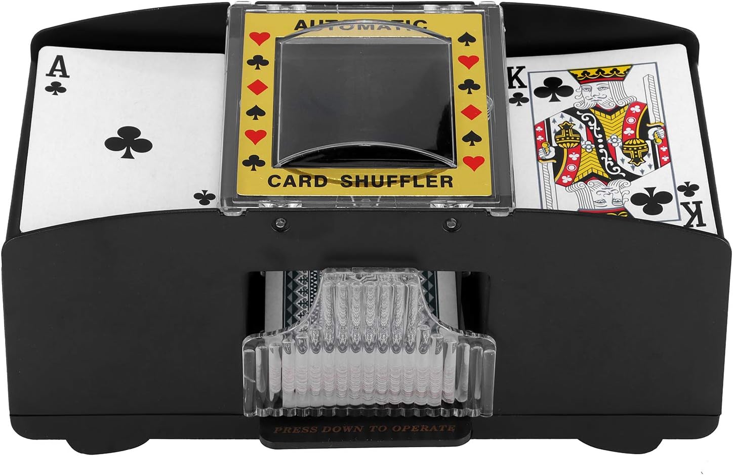 ZONJIE Automatic Card Shuffler Machine 2 Deck, Ele...