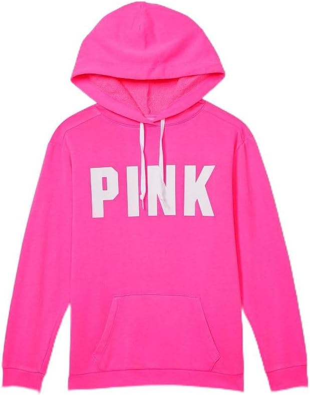 Victoria's Secret Women's PINK Logo Campus Hoodie Sweatshirt (XS-XXL) X-Large At...