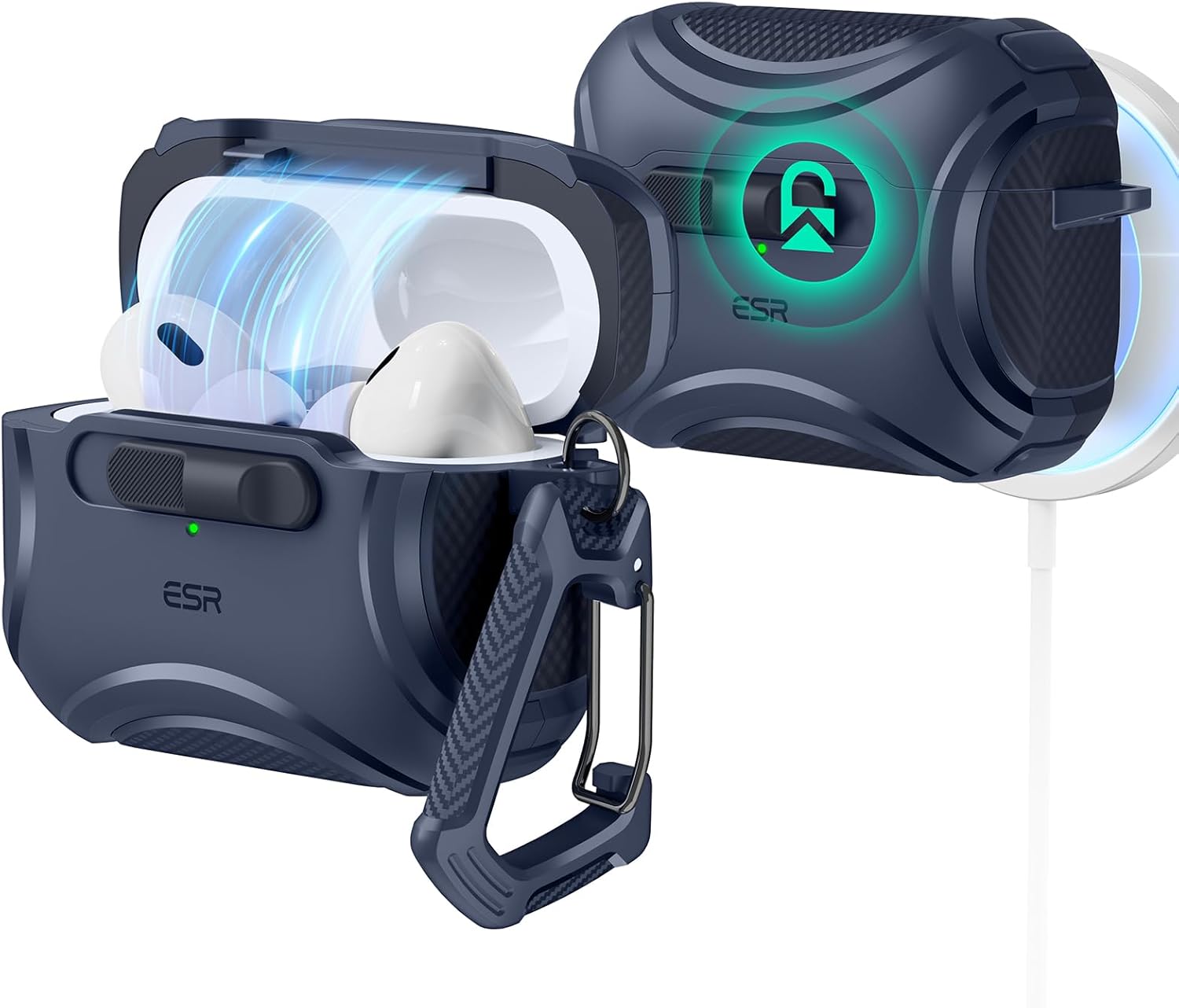 ESR for AirPods Pro 2 Case (2023/2022/2019, 2nd/1st Gen), Compatible with AirPod...