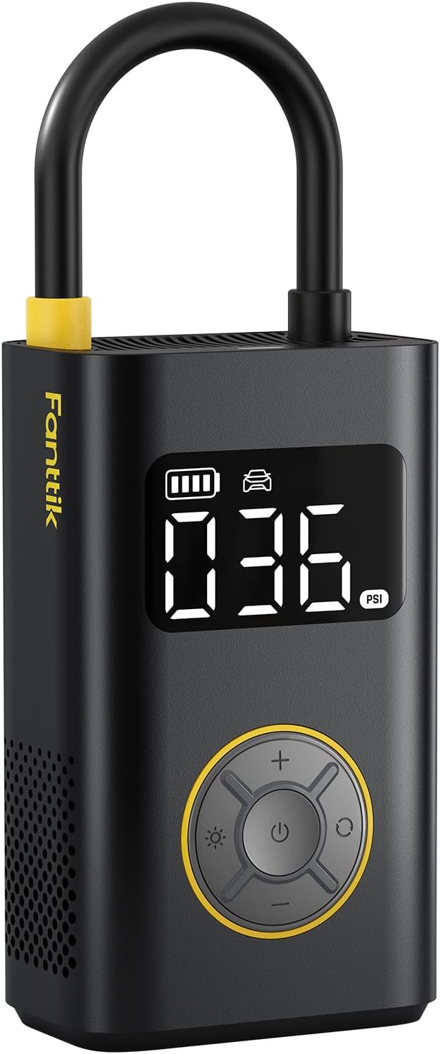 Fanttik X9 Pro Portable Tire Inflator for Compact Car, 27s Fast Inflate Electric...