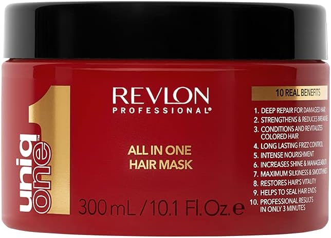 REVLON PROFESSIONAL Uniqone All in One Hair Mask, Strengthening Hair Mask, Resto...