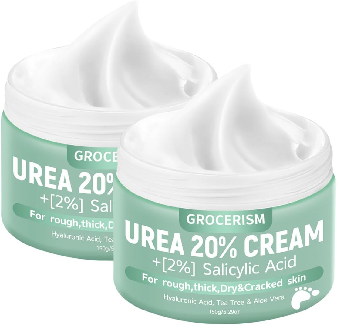 2 Packs Urea Cream 20% Plus 2% Salicylic Acid 150g || Foot Cream Maximum Strengt...