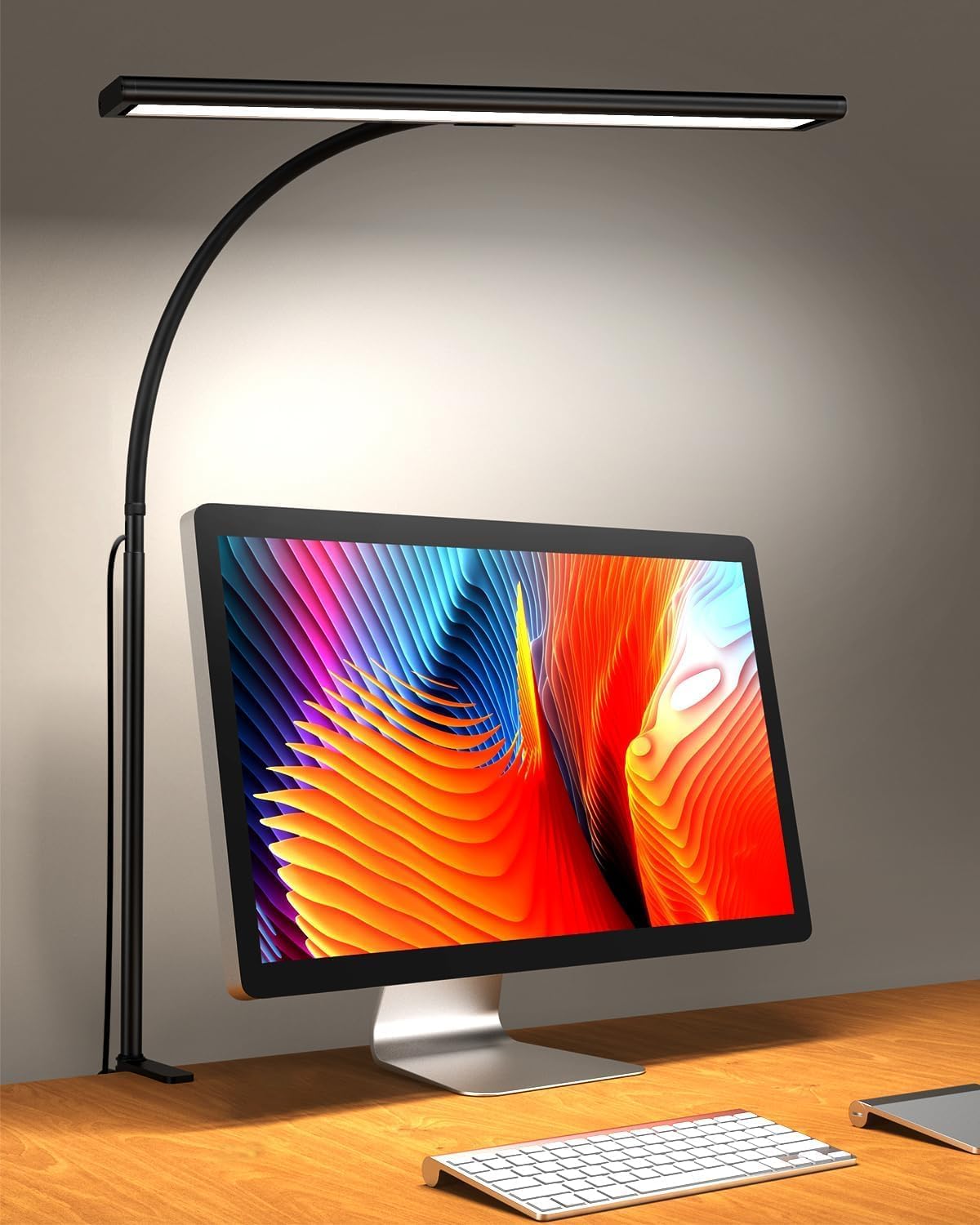 iFalarila 2024 Version 160 LED Desk Lamp - Super Bright Dimmable Clamp Lamp for...