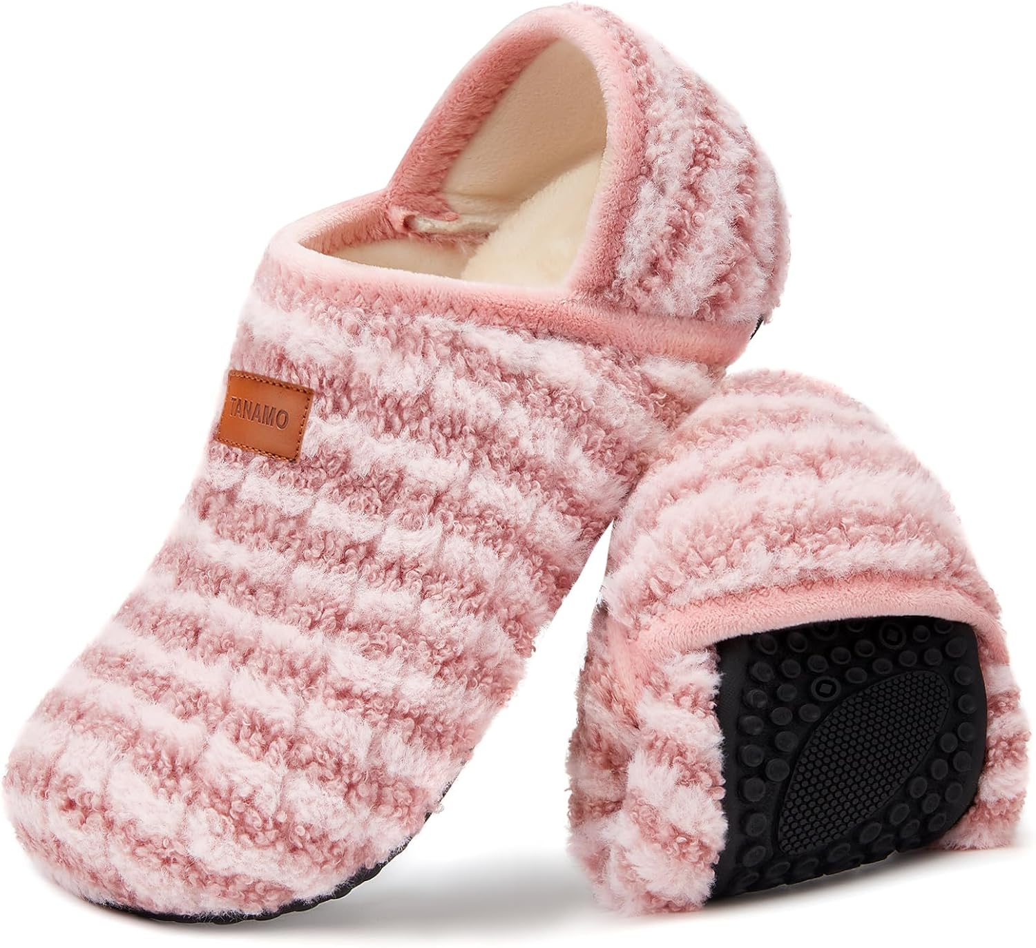Tanamo Womens Slippers House Shoes Indoor Socks Barefoot Wear Bedroom Fuzzy Comf...