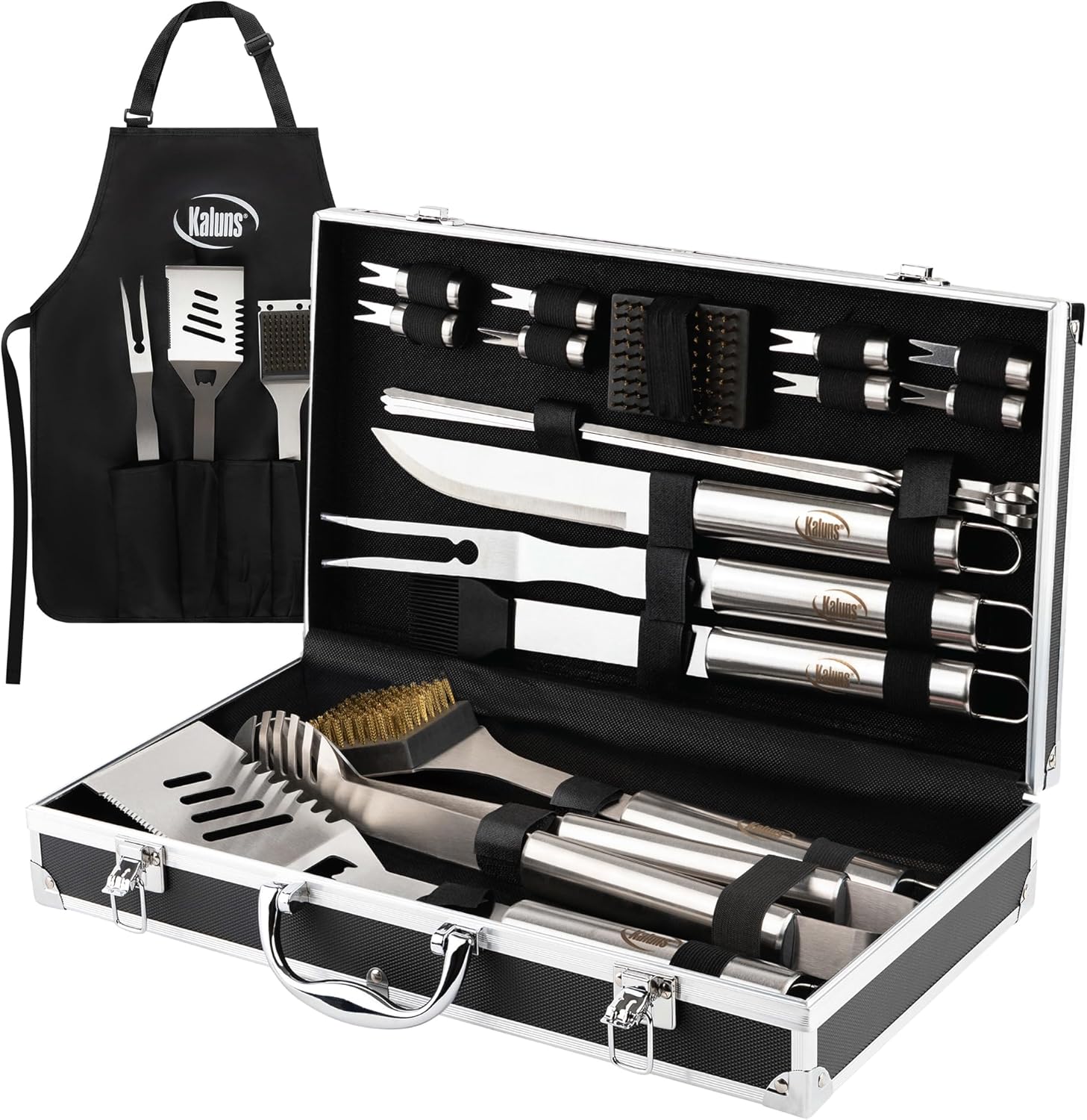Kaluns BBQ Accessories Grill Tools, Mens Valentines Day Gifts for Him, Heavy Dut...