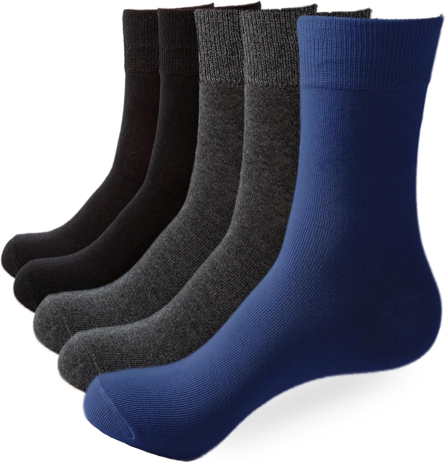 blue dress socks amazon Amazon.com: 7DayOtter 98% Cotton Rich Odor Resistant Dress Socks for Husband Business Casual Socks 6Pack : Clothing, Shoes & Jewelry