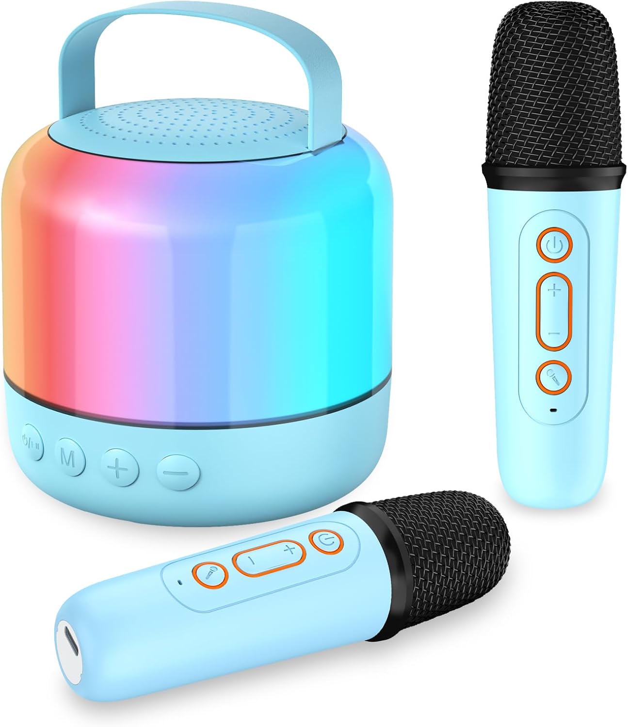 Karaoke Machine for Kids with 2 Microphones, Girls Toys Portable Kids Karaoke Ma...