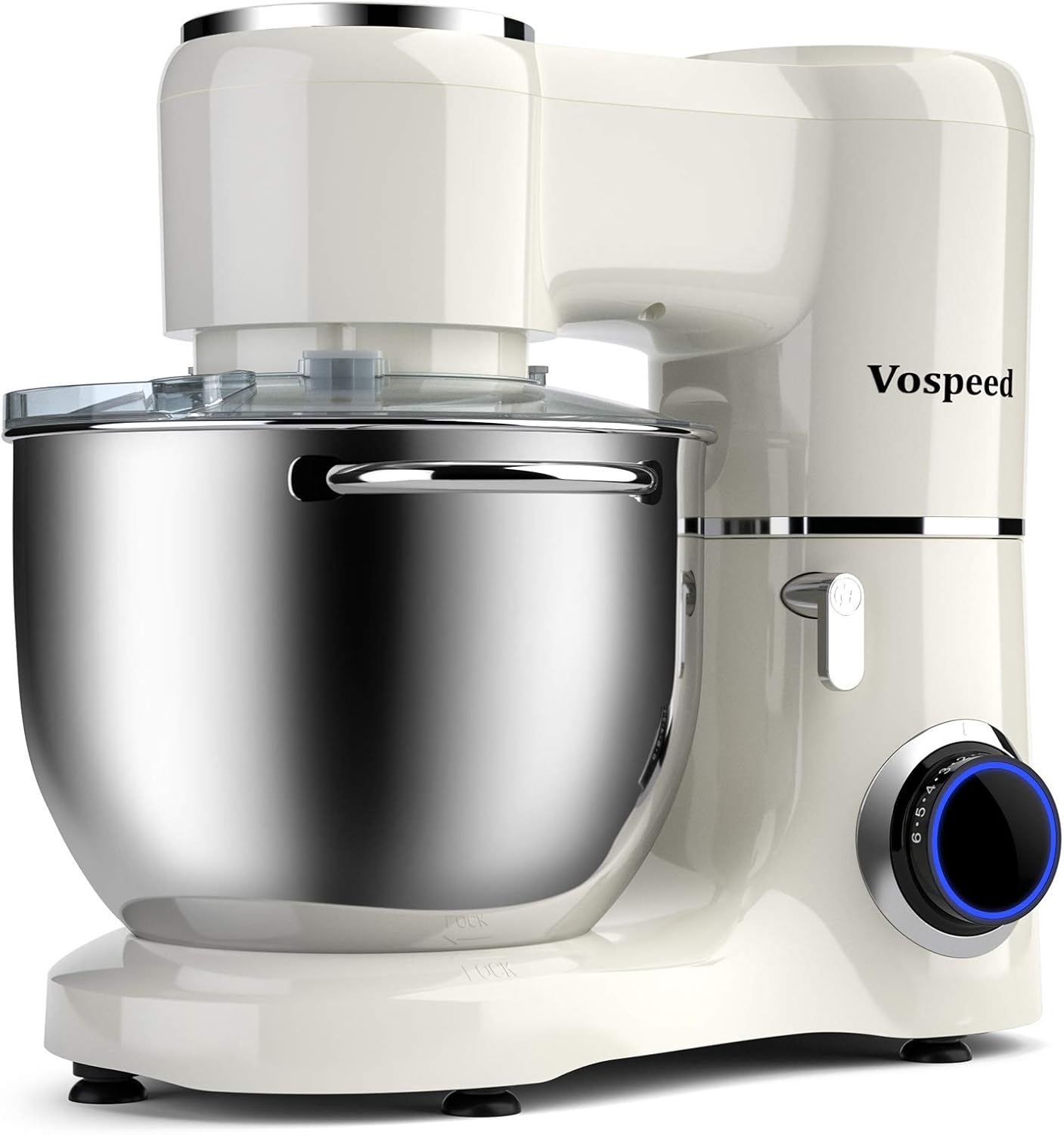 Vospeed Stand Mixer 1500W 8L Cake Mixer Electric Kitchen Food Mixer with Stainle...