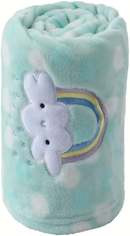 CREVENT Soft Baby Blanket for Newborn Unisex,Fleece Plush Pram Blanket,Cozy and...