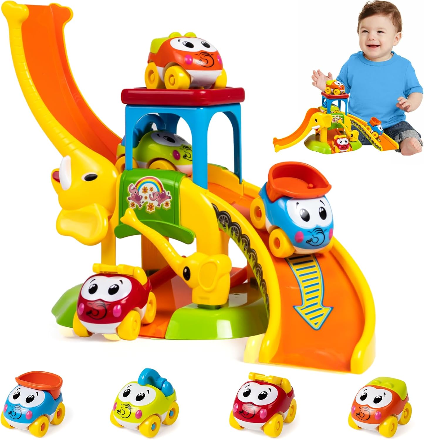 Marstone Toddler Toys for 1 2 Year Old Boys and Girls Gifts, Educational Elephan...