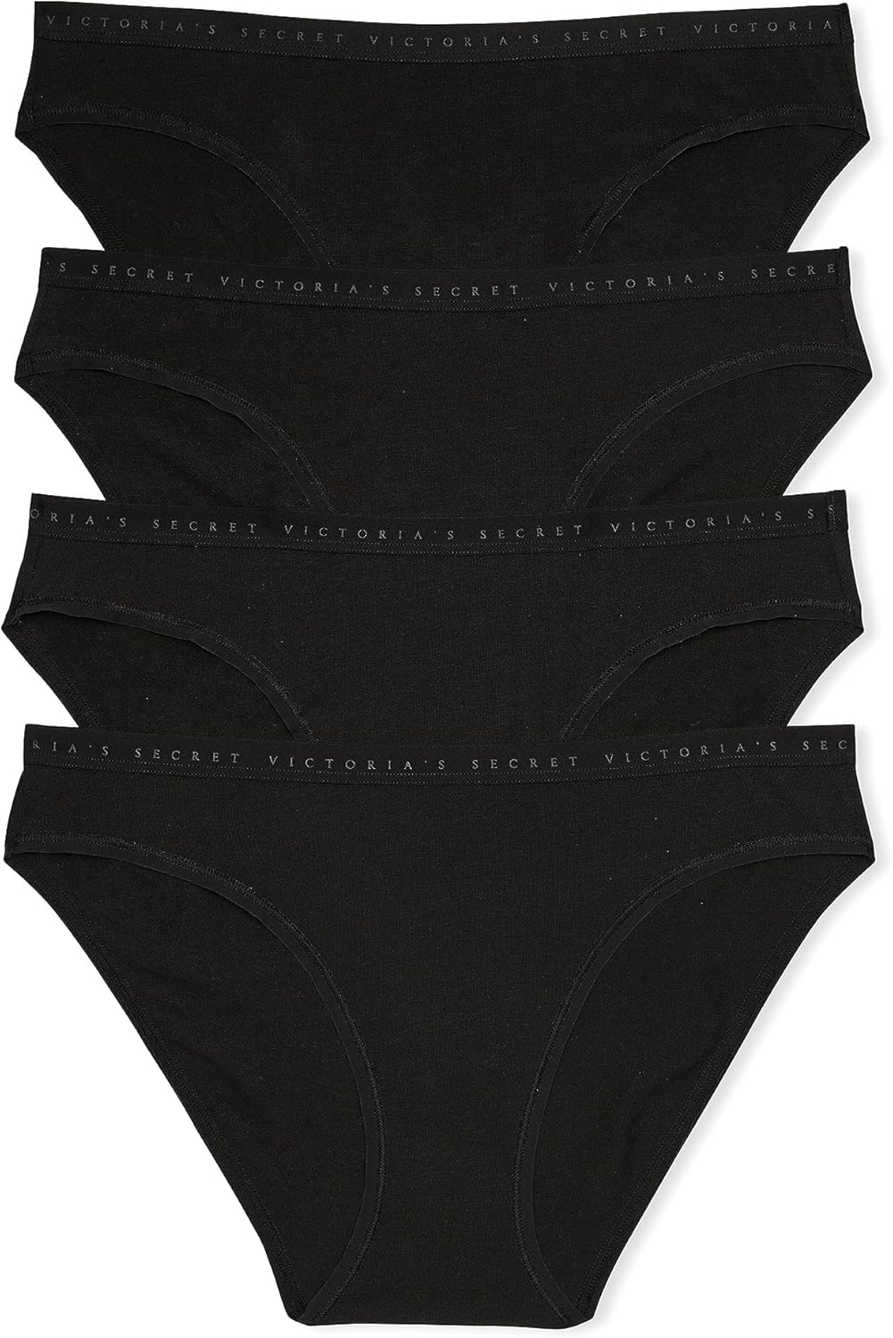 Victoria's Secret Women's Cotton Bikini Underwear, Moderate Coverage Panties for...