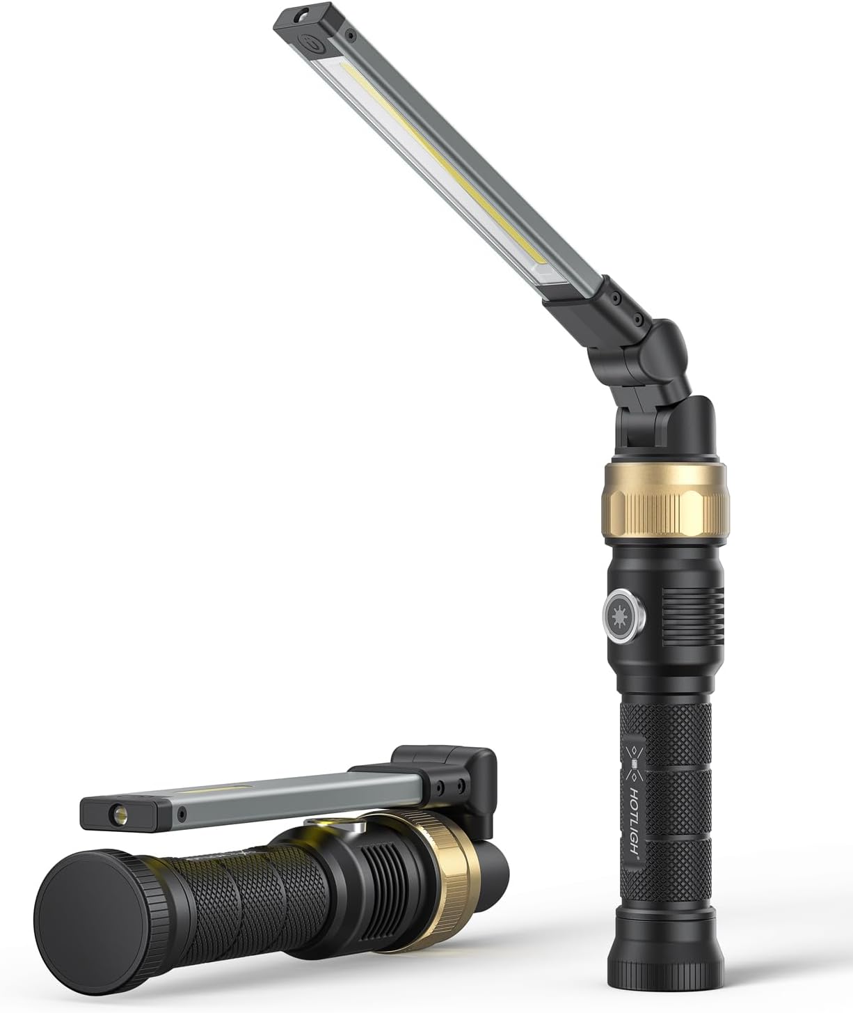 Rechargeable Work Light - 5000mAh Magnetic Work Light with 360° Rotate Foldable...