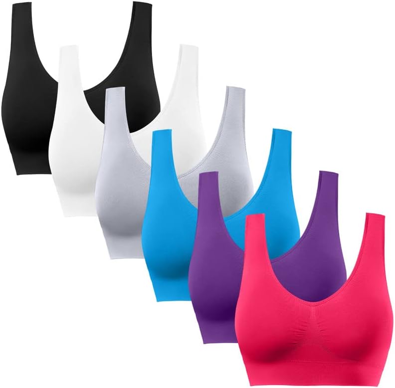 BESTENA Comfort Bra, Seamless Removable Pads Sleep Bras, Yoga Bra, Sports Bras f...