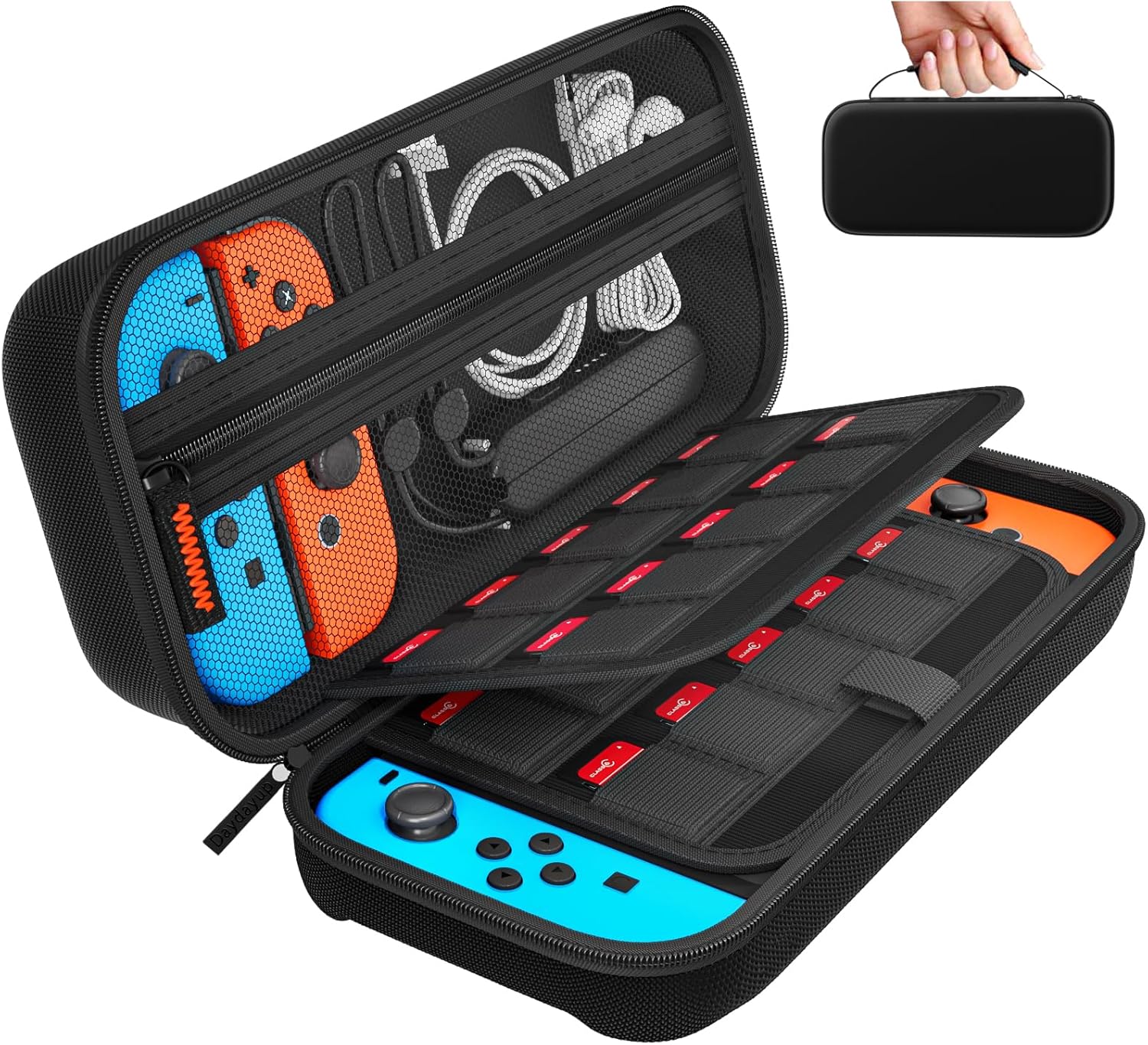 daydayup Switch Carrying Case Compatible with Nintendo Switch/Switch OLED, with...