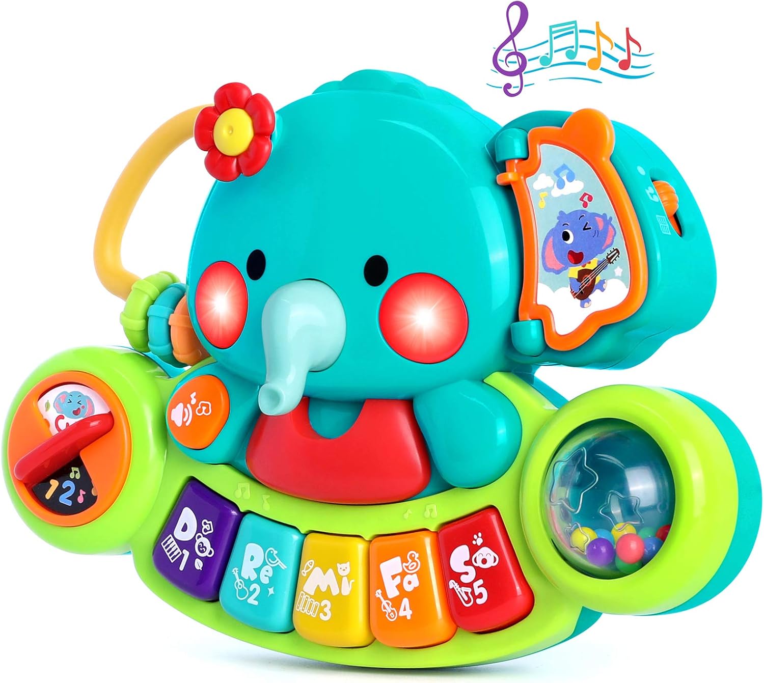 Baby Piano Toy 6 to 12 Months Light Up Music Baby Toys for 0 6 9 12 18 Months Ea...