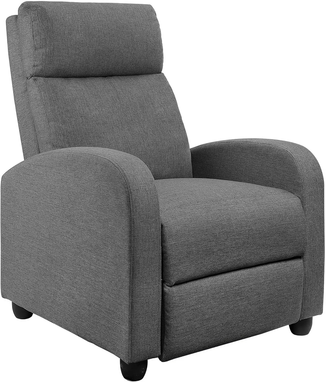 JUMMICO Recliner Chair Adjustable Home Theater Single Recliner Sofa Furniture wi...