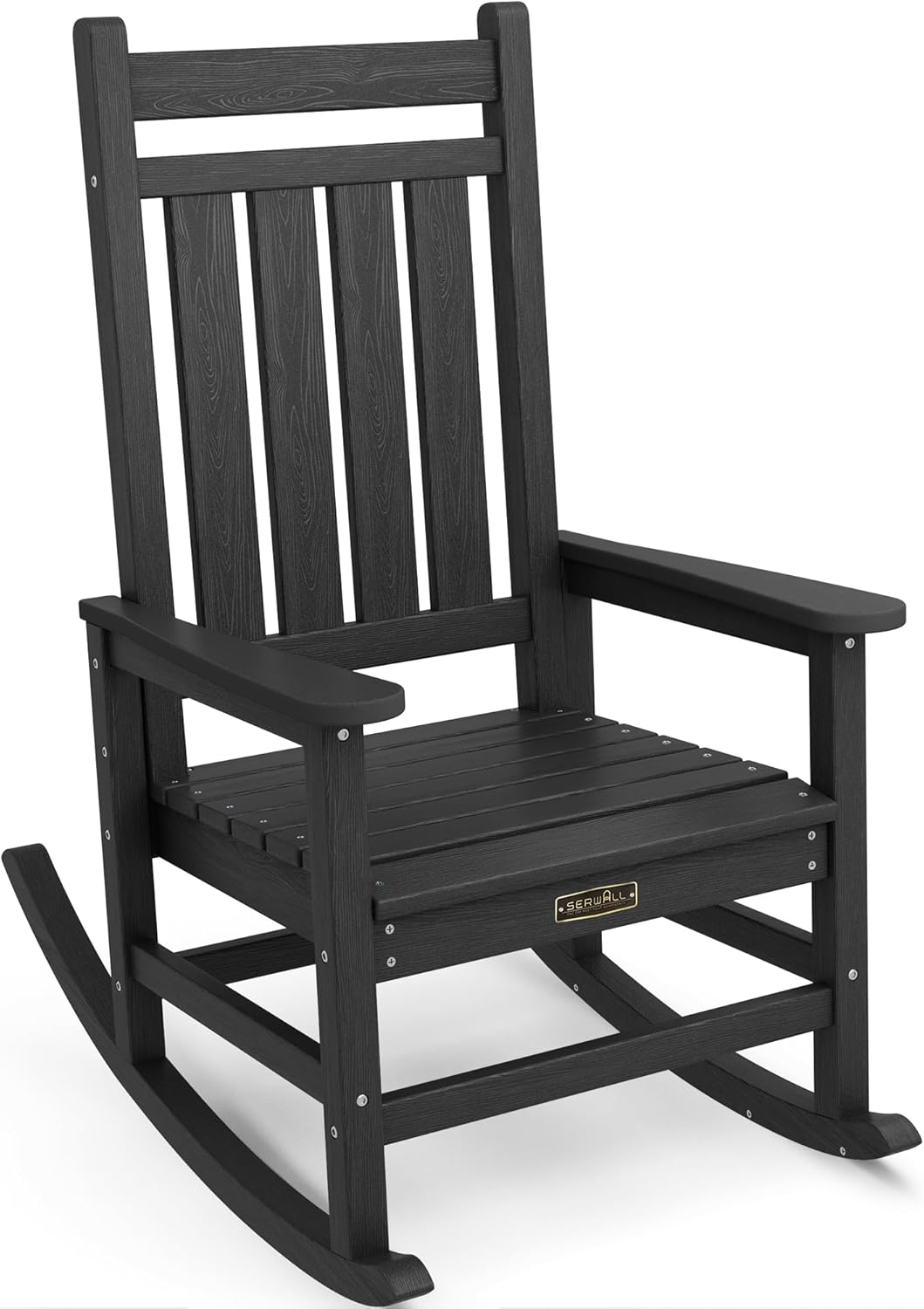 SERWALL Oversized Rocking Chair, Outdoor Rocking Chair for Adults, All Weather R...