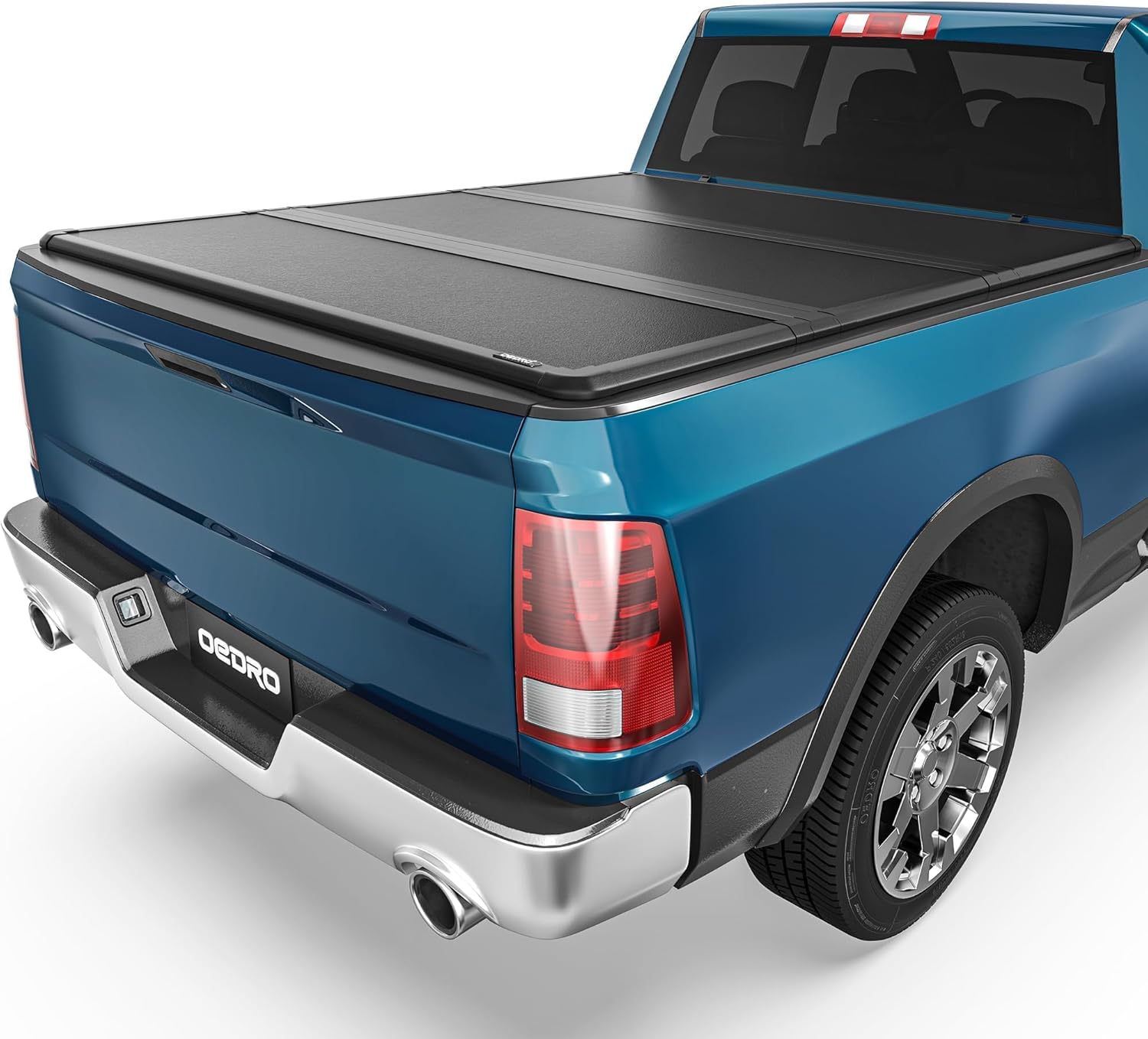 OEDRO FRP Hard Tri-fold Tonneau Cover Fold Truck B...