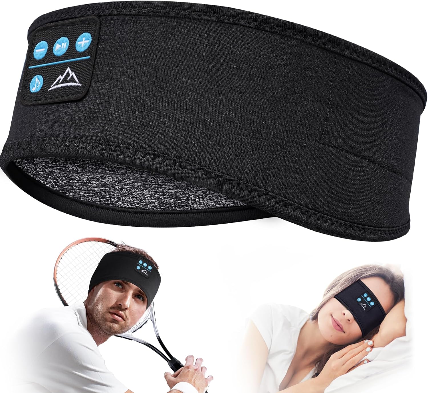 Sleep Headphones Personalised Gifts for Dad Sleepphones - Bluetooth Headband Sle...
