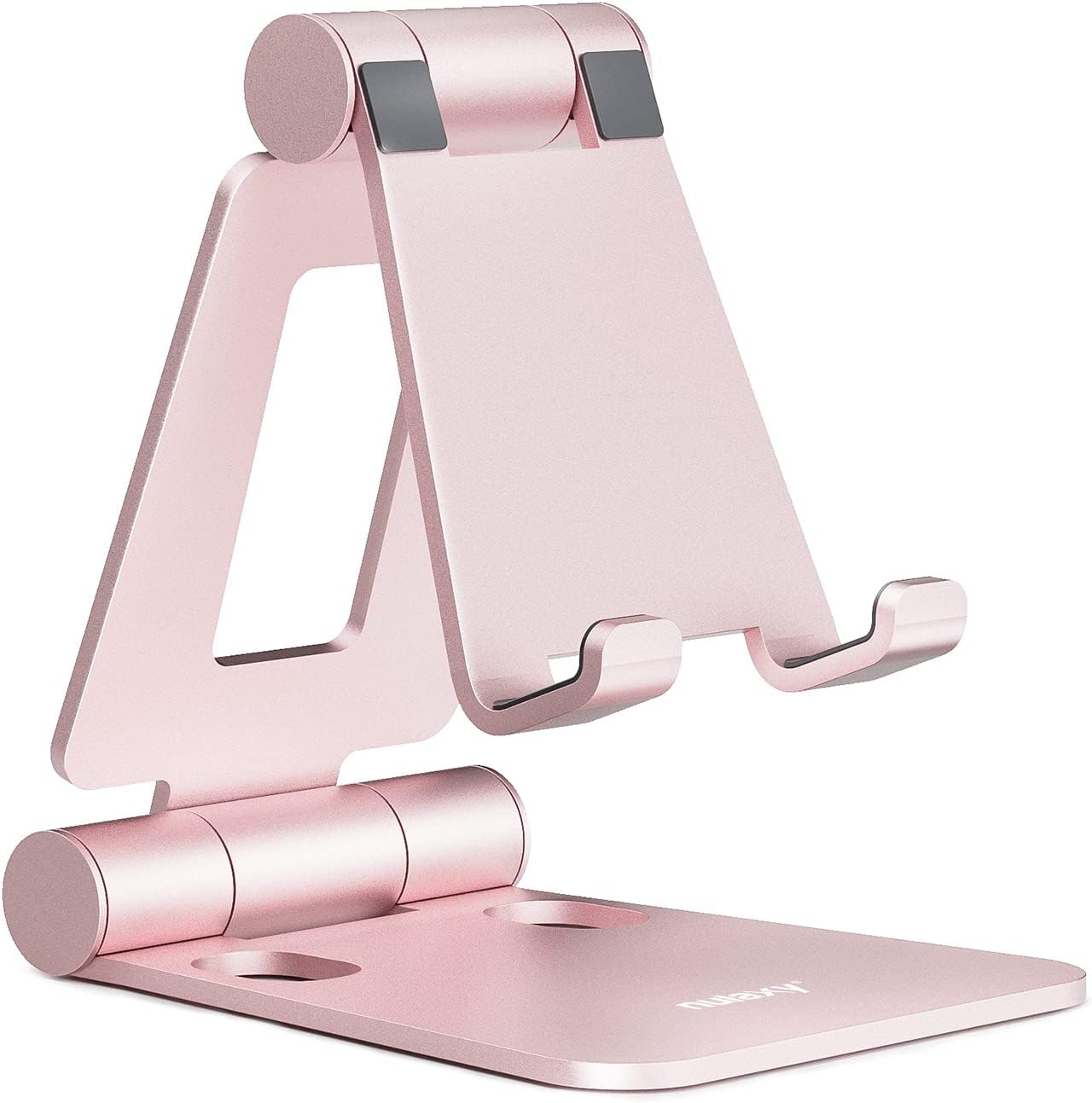NULAXY Adjustable Phone Stand for Desk, Foldable Desktop Cell Phone Holder Cradl...
