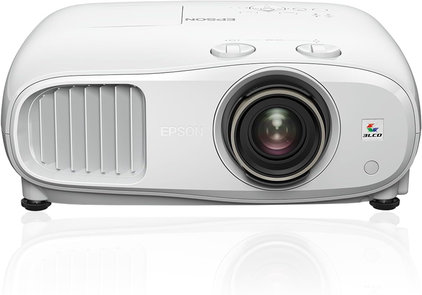 Epson EH-TW7100 3LCD, 4K PRO-UHD, 3000 Lumens, 500 Inch Display, Wide Lens Shift...