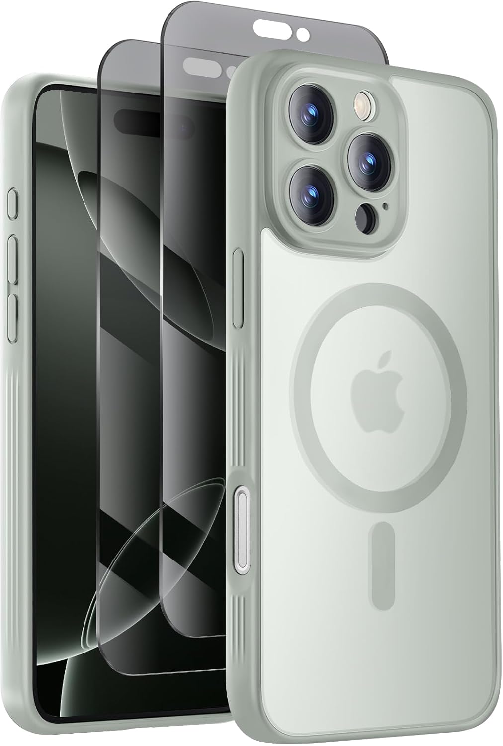 Designed for iPhone 16 Pro Max Case, Compatible with MagSafe, with Privacy Scree...