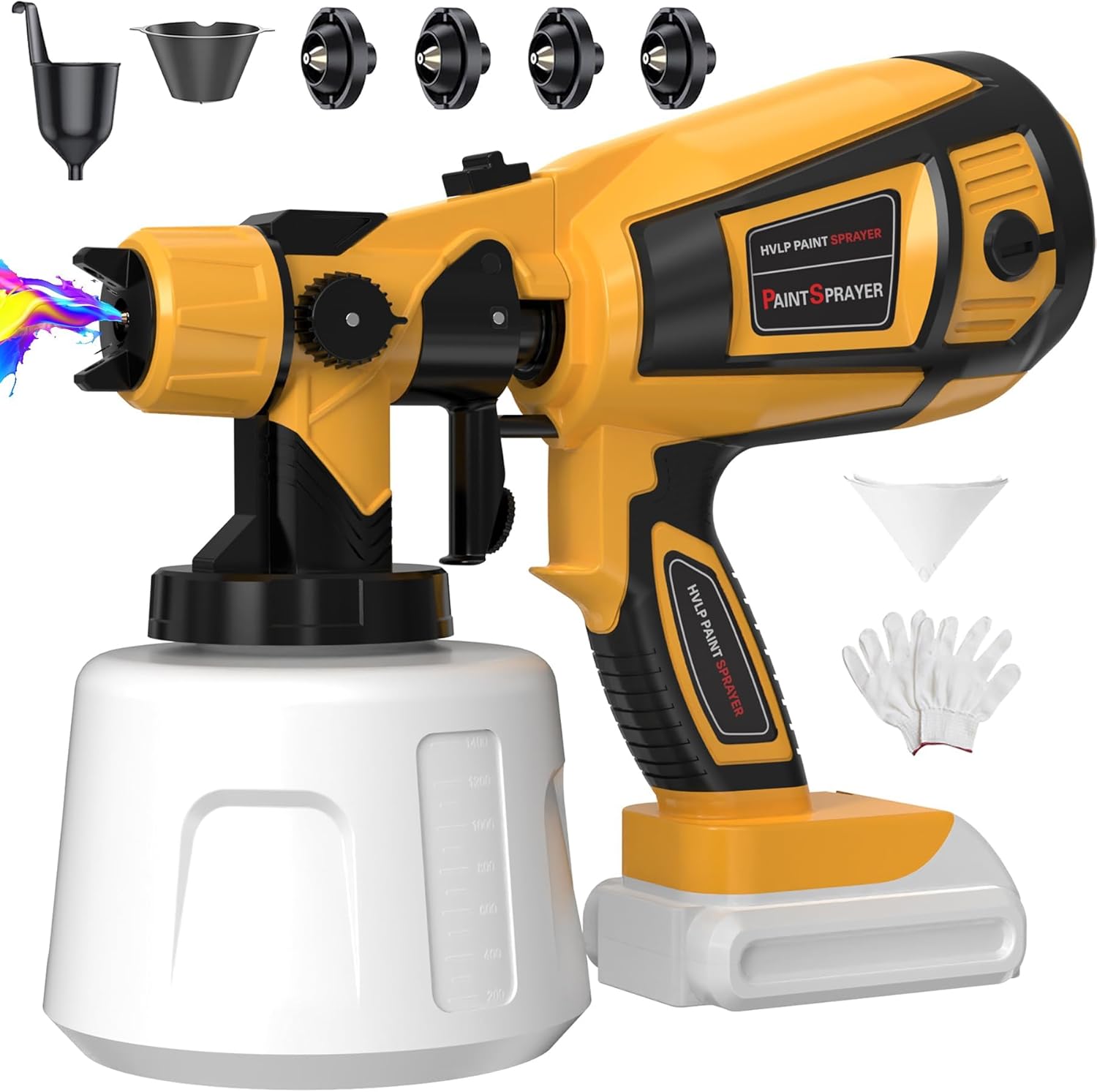 Paint Sprayer Tool High Power Electric Spray Paint Gun Easy to Clean for Furnitu...