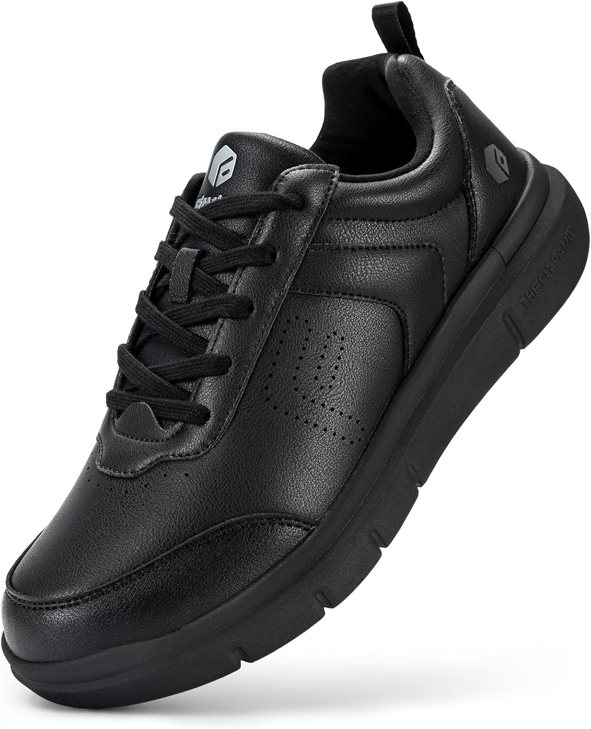 FitVille Mens Wide Fit Smart Casual Shoes Lace Up Oxfords Non Slip Business Dres...