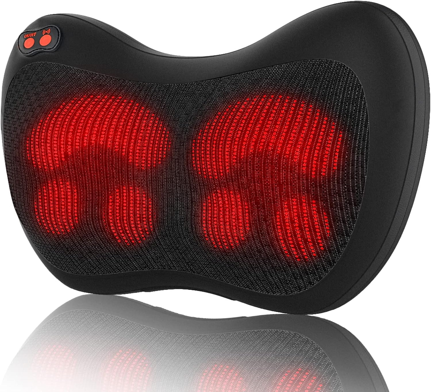 iKristin Back Neck Massager, Shiatsu Lower Back Massager Neck Massage Pillow wit...