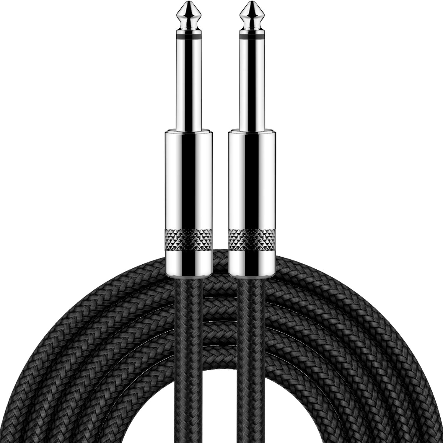 New bee Guitar Cable 3m/10ft Electric Guitar Instrument Cable Bass AMP Cord 1/4...